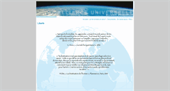 Desktop Screenshot of alliance-universelle.org
