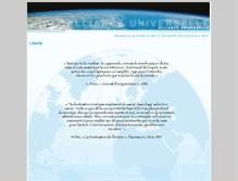 Tablet Screenshot of alliance-universelle.org